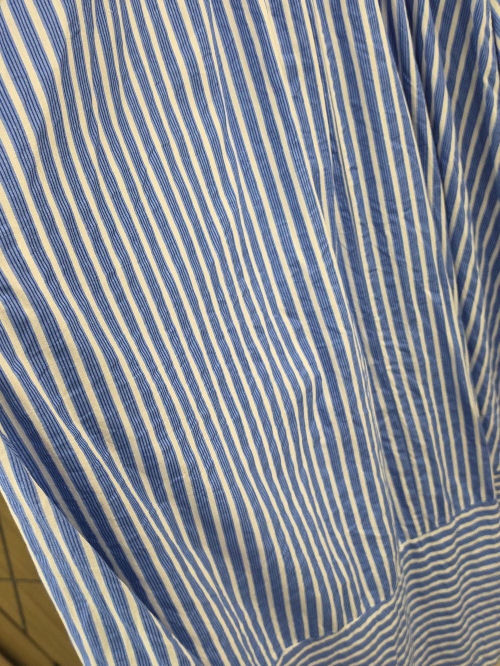 💙100% COTTON MAXI/MIDI DRESS WHITE/BLUE STRIPED, DRESS, BY JAPANA - Picture 9 of 16